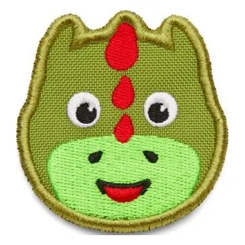 Školní batoh Affenzahn Velcro badge - Dragon