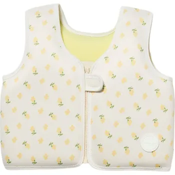 Plovací vesta SUNNYLiFE Dětská neoprenová plovací vesta 3-6 let - Lemon Lilac