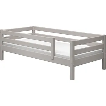 Dětská postel Flexa Jednolůžko Flexa - Classic s bezpečnostní zábranou (borovice šedá)