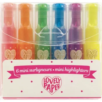 Zvýrazňovač Djeco 6 zvýrazňovačů neon