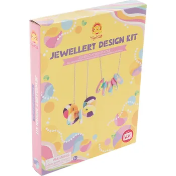 dětská sada na výrobu šperků Tiger Tribe Kreativní sada Jewellery Design Kit - Super Clay Necklaces