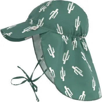 Čepice Lassig Sun Protection Flap Hat cactus green