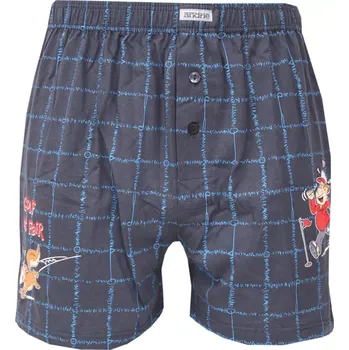 Trenýrky Pánské bavlněné trenky s obrázkem Andrie PS 5900 grafit velikost L-50/52