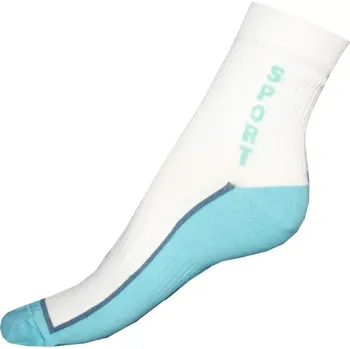 Dámské ponožky Ponožky Gapo Sporting Sport bílotyrkys velikost 25-26