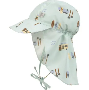 Čepice Lassig Sun Protection Flap Hat camper sea foam 50-51