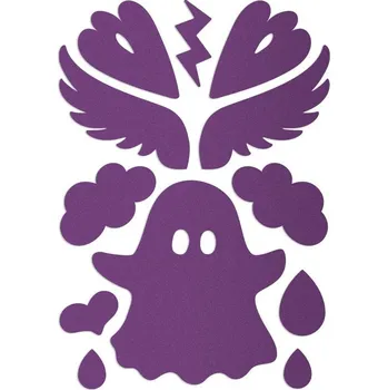 Reflective Berlin Reflective Stickies - Spooky - purple uni