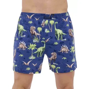 Trenýrky Bavlněné trenky s barevnými obrázky Cornette Classic 001/158 dinosaur velikost 4XL-66/68