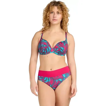 Dámské plavky Plavky lehce vyztužené vyšší kalhotky Triola 89257/92 fuchsia velikost 75F