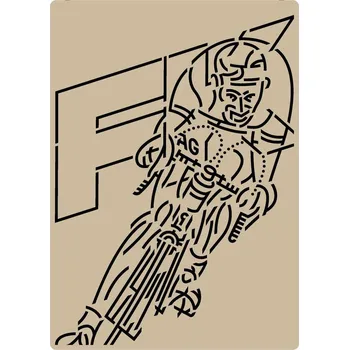 Plakát Grafika Matěje Činčery 430 x 600 mm - THE COWBOY