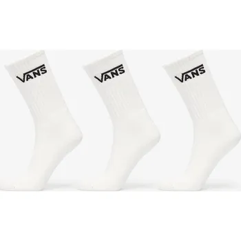 Pánské oblečení Ponožky Vans Classic Crew Socks 3-Pack White L