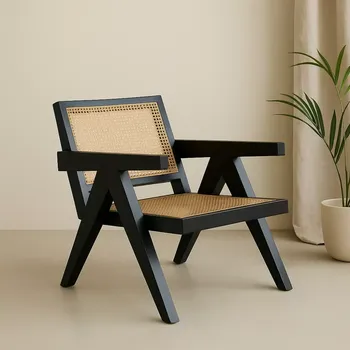 Jídelní židle Eichholtz: Designové křeslo Eichholtz Adagio Černé