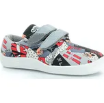 Beda Comics šedé barefoot tenisky (BF 0001/TEX/W) Velikost boty (EU): 27, Vnitřní délka boty: 170, Vnitřní šířka boty: 72