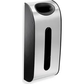 Věšák Dávkovač na nákupní tašky Simplehuman – na zeď, matná nerez ocel