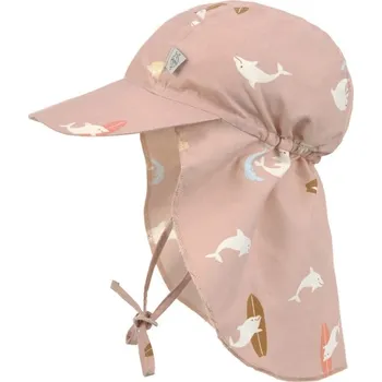 Čepice Lassig Sun Protection Flap Hat dolphin peach
