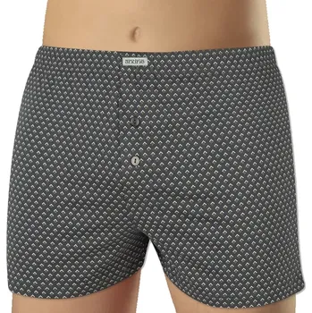 Trenýrky Pánské trenky s elegantním vzorem Andrie PS 5721 grafit velikost 3XL-62/64