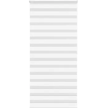 Roleta Zebra roleta bílá 105x200 cm šířka látky 100,9 cm polyester