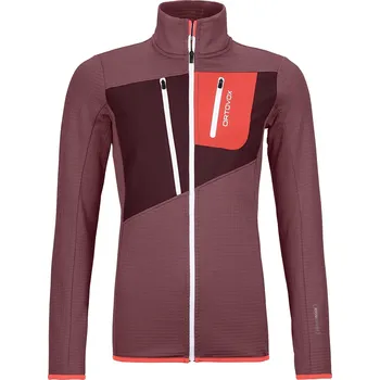 Pánská mikina Ortovox Fleece grid jacket w - mountain rose XS