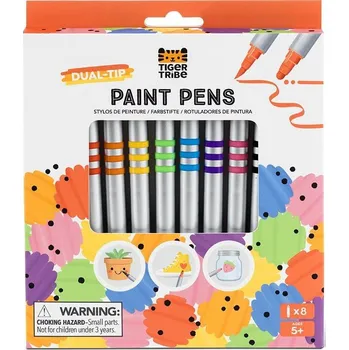 Zvýrazňovač Tiger Tribe Dual-Tip Paint Pens