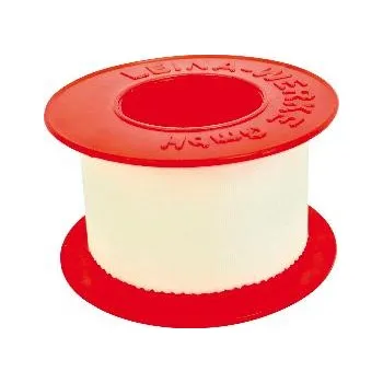 Domácí teploměr LEINA náplast na cívce Medisilk trhací s ochranným kroužkem šíře 2,5cm délka 5m