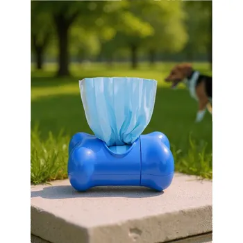 sáček na exkrement Sinsay - Pouzdro se sáčky na psí odpad - modrá - 280FU-05X - 280FU-05X-ONE