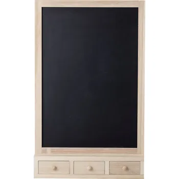 Bloomingville Higma Blackboard, Black, Paulownia