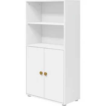 Knihovna Flexa Midi knihovna Flexa - Roomie dvojdveřová (bílá/hořčicová)