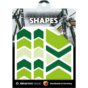 Reflective Berlin Reflective Shapes - Chevrons - green uni