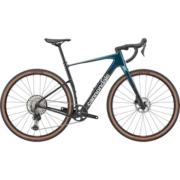 Silniční kolo Cannondale Topstone Carbon 3 GRX 1X - Deep Teal w/ Tungsten Blue & Fine Silver 61 2025, 28" 2025, 28"