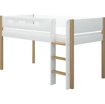 Dětská postel Flexa Zvýšená postel Flexa - Nor s rovným žebříkem