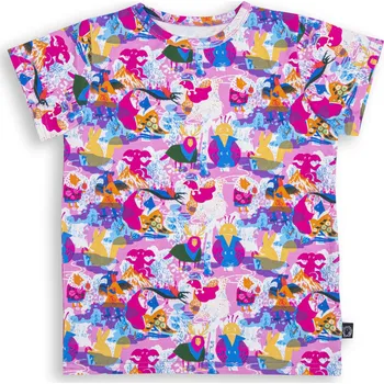 Chlapecké tričko Wouki Dívčí triko Matsuhi - Small pink