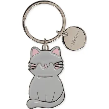 Legami Enamel Key Ring - What A Key Ring! - Kitty