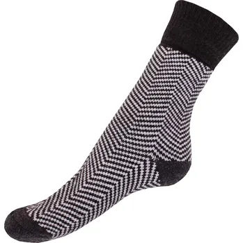 Dámské ponožky Vlněné thermo ponožky Matex Albi 766 grafit velikost 31-32