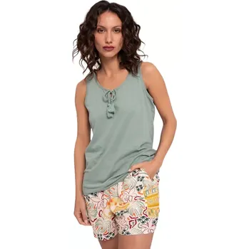 Dámské pyžamo Dámské pyžamo Muydemi 210020 zelené velikost M