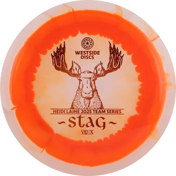 Westside Discs STAG VIP-X Ring // Heidi Laine Team Series 2025 Barva: Oranžová - transparentní, Váha: 173 g