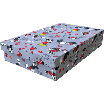 Postel Postel Tina Mickey červená 130 × 195 cm lamelová