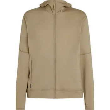 Pánská mikina ICEBREAKER Mens 360 Realfleece Elemental LS Zip Hood, Flagstone (vzorek) velikost: M