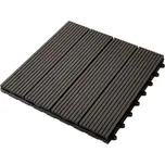 GUTTA Dlaždice terasová WPC deck, dark grey, 23x300x300mm