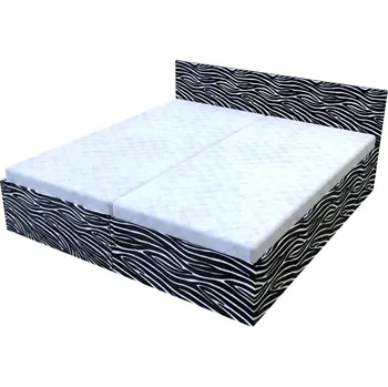 Postel Dvoupostel Eliška Zebra s vloženou matrací