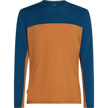 ICEBREAKER Mens 125 Cool-Lite Sphere LS Tee CB, Trail/Atlantis/Cb (vzorek) velikost: M