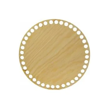 Dno na košík kulaté 17cm borovice