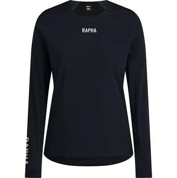 cyklistický dres Rapha Women's Trail Finale Windblock Jersey - Black/White