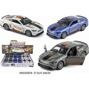 autíčko sportovní kovové autíčko 1:32 s natahovacím pohonem