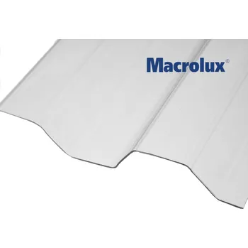 Polykarbonátová deska Stabilit Trapézová polykarbonátová deska 76/18 čirá hladká Macrolux 1040 x 2000 mm