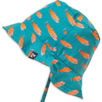 Klobouk Wouki Dětský klobouk AHIRU - turquoise fish M