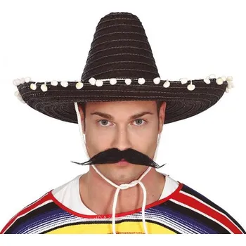 Karnevalový kostým joke21 Sombrero černé - 45 cm