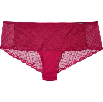 Kalhotky Celokrajkové nohavičkové kalhotky Triola 35135 karmínová velikost 80