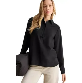 Dámská halenka Černá dámská košile Cecil 345246 velikost XL