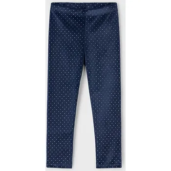 Dívčí oblečení Mayoral sametové legíny, kalhoty 4715 barva: modrá, Rozměr: 140
