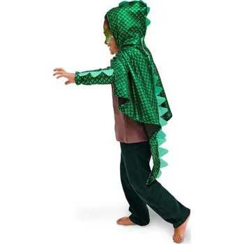Party dekorace Party Deco Dragon costume, green, one size