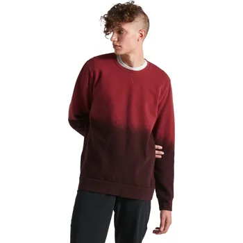 Pánská mikina Specialized Men's Legacy Spray Crewneck LS - maroon
